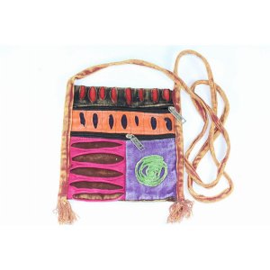 Wild JH228 Spiral Cross Body Patchwork Passport Bag