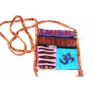 Wild JH213 Om Cross Body Patchwork Jhola Bag