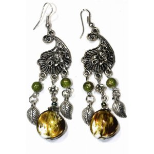 Wild 215 Paisley Charm Earrings