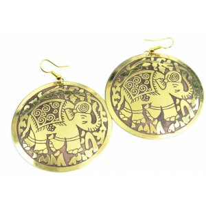 Wild 304 Traveling Elephant Earrings