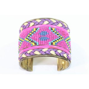 Wild 125A Beaded Cuff Bangles