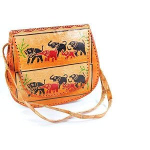 Wild LEA102 Herd Of Elephants Purse