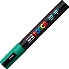 Uniball UBC PC5MGREEN Uni-ball Posca Paint Marker - Medium Marker Poin