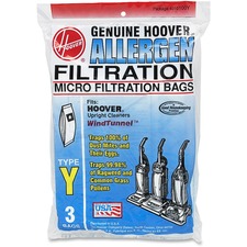 Techtronic HVR 4010100YCT Hoover Type Y Allergen Filtration Bags - 36 