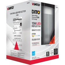 Satco SDN S29615 Satco 13w Br40 Led 2700k Bulb - 13 W - 85 W Incandesc