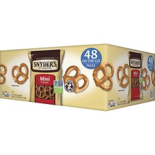 Snyderslance SNY 088150 Snyder's Fat Free Mini Pretzels - Carton - 1.5