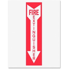 Tarifold TFI P1949FE Tarifold Safety Sign Inserts - 6  Pack - Fire Ext