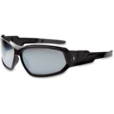 Tenacious EGO 56042 Ergodyne Loki Silver Mirror Lens Safety Glasses - 