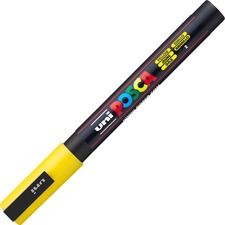 Uniball UBC PC3MYELLOW Uni-ball Posca Paint Marker - Fine Marker Point