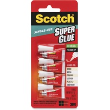 3m MMM AD119 Scotch Super Glue Gel - 0.05 Grams Single-use Tubes - 0.0