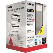 Satco SDN S28578 Satco 7.5w Br30 Led Bulb - 7.50 W - 65 W Incandescent