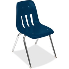 Virco VIR 901851 Virco 9000 Series Classroom Stacking Chairs - Chrome 