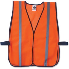 Tenacious EGO 20030 Glowear Orange Standard Vest - High Visibility, Co