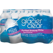 Premium PWT 500528 Glacier Clear Purified Drinking Water - 169.07 Fl O