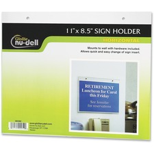 Nudell NUD 38008 Nudell Acrylic Sign Holders - Support 11 X 8.50 Media