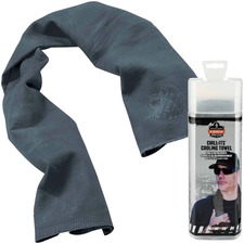 Tenacious EGO 12438 Chill-its Evaporative Cooling Towel - 1 Each - Gra