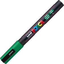 Uniball UBC PC3MGREEN Uni-ball Posca Paint Marker - Fine Marker Point 