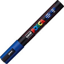 Uniball UBC PC5MBLUE Uni-ball Posca Paint Marker - Medium Marker Point