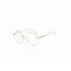 Iris F1003-CA02 Round Circle Clear Lens Fashion Glasses