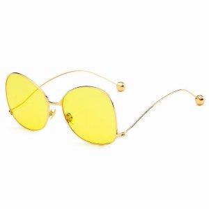 Iris CD05-CA02-B65 Women's Trendy Oversize Pantone Lens Sunglasses