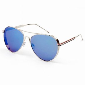 Iris D36-CA02-B07 Classic Patriotic Teardrop Aviator Sunglasses