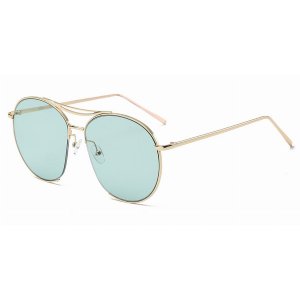 Iris S2036-CA02-B66 Oversize Tinted Lens Round Sunglasses