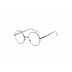 Iris F1003-CB01 Round Circle Clear Lens Fashion Glasses