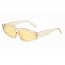 Iris S1132-C4 Retro Thick Rectangle Unisex Fashion Sunglasses