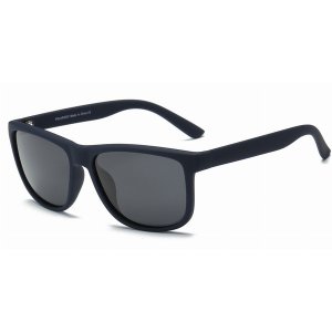 Iris P1001-BU3-GY1 Men Polarized Rectangle Sunglasses