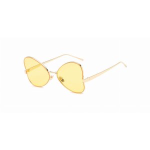 Iris S2052-GD1-YW2 Women Oversize Butterfly Sunglasses