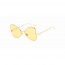 Iris S2052-GD1-YW2 Women Oversize Butterfly Sunglasses