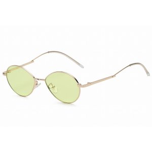 Iris S3009-C3 Small Retro Vintage Metal Round Sunglasses