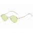 Iris S3009-C3 Small Retro Vintage Metal Round Sunglasses