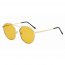 Iris S2035-CA02-B70 Women Round Tinted Lens Sunglasses