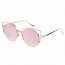 Iris A20-CR01-B12 Women's Cut-out Round Cat Eye Fashion Sunglasses