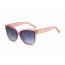 Iris S2055-C4 Women Oversize Mirrored Cat Eye Sunglasses