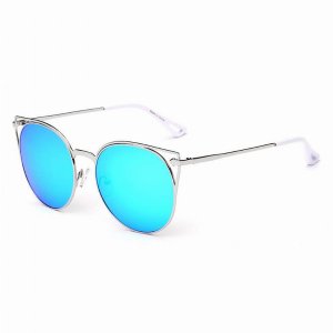 Iris CA04 CW02-B07 Women Round Cat Eye Sunglasses