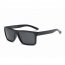 Iris P1002-D01-B01 Retro Polarized Rectangle Sunglasses