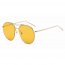 Iris S2036-CA02-B70 Oversize Tinted Lens Round Sunglasses