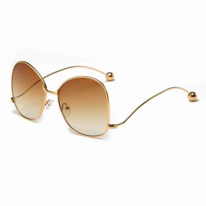 Iris CD05 CA02-B24 Women's Trendy Oversize Pantone Lens Sunglasses