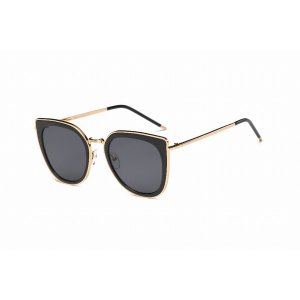 Iris S2002-D01-B01 Classic Retro Vintage Cat Eye Sunglasses