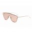 Iris S2028-CA02-B64 Futuristic Single Tint Color Sunglasses