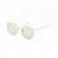 Iris D63-CA02-B23 Vintage Round Mirrored Flat Lens Sunglasses