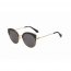 Iris S2011 CBD01-B01 Women's Bold Rimmed Mirrored Cat Eye Sunglasses