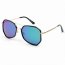 Iris CD13-D01-B37 Modern Hexagonal Metal Frame Sunglasses