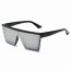 Iris S2069-C2 Flat Top Square Oversize Fashion Sunglasses