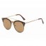 Iris S3011-C2 Round Circle Brow-bar Tinted Lens Sunglasses