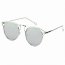 Iris D39-CA02-B05 Trendy Round Cut Out Browline Sunglasses