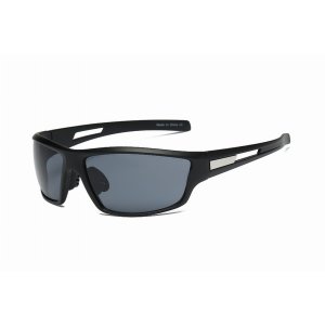 Iris Y1002-C1 Men Rectangular Wrap Sports Sunglasses