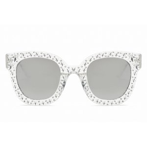 Iris S1087-C5 Women Fashion Oversize Round Sunglasses